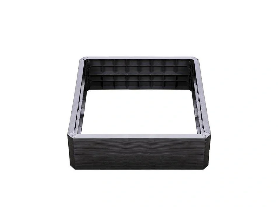 Ergo Quadro S Hochbeetsystem anthrazit, Höhe: 25 cm, 60 x 60 cm - 12