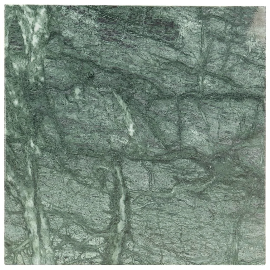 Couchtisch 40x40x35 cm Echtstein mit Marmorstruktur grün - 6