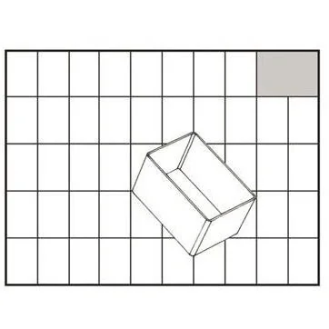 Schubladenblock mit 24 Schubladen - 33x30,6x15cm MET Loose Insert A8-1 - Kunststoff - 5