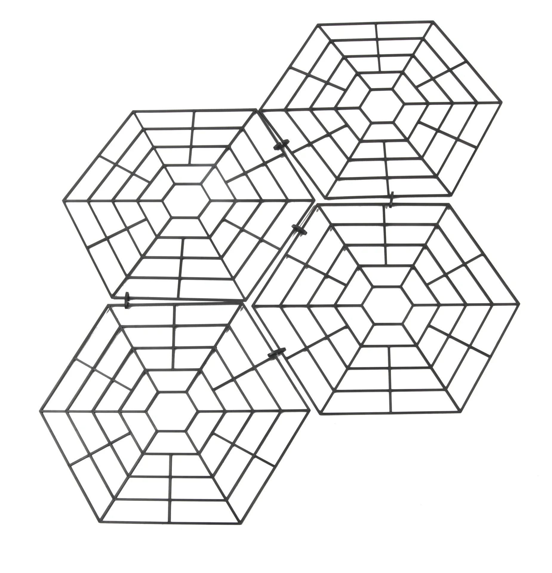 Vogelschutz-Teichgitter, 60er Set - 8