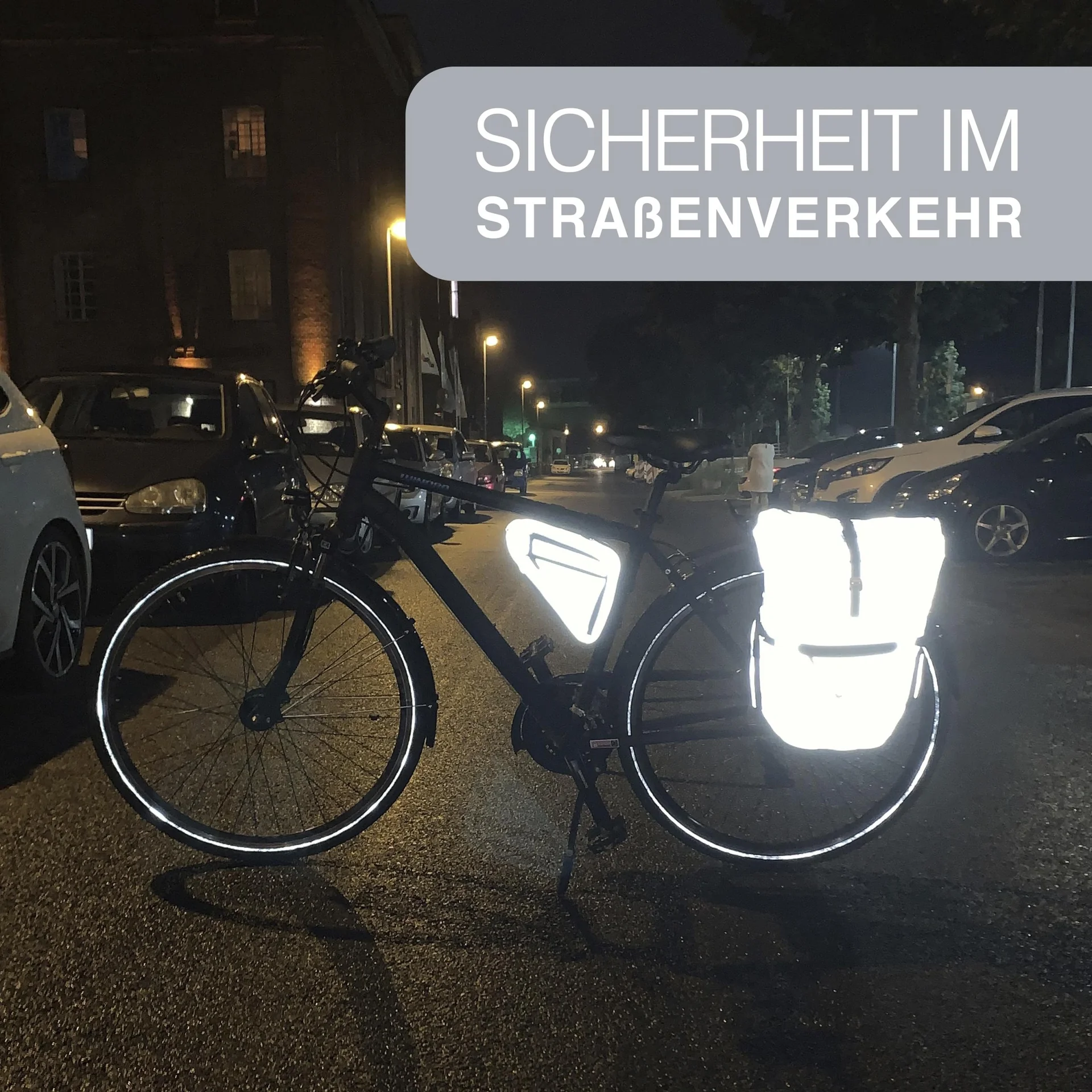 ValkPro 3 in 1 Fahrradtasche, Grau reflektierend - 7