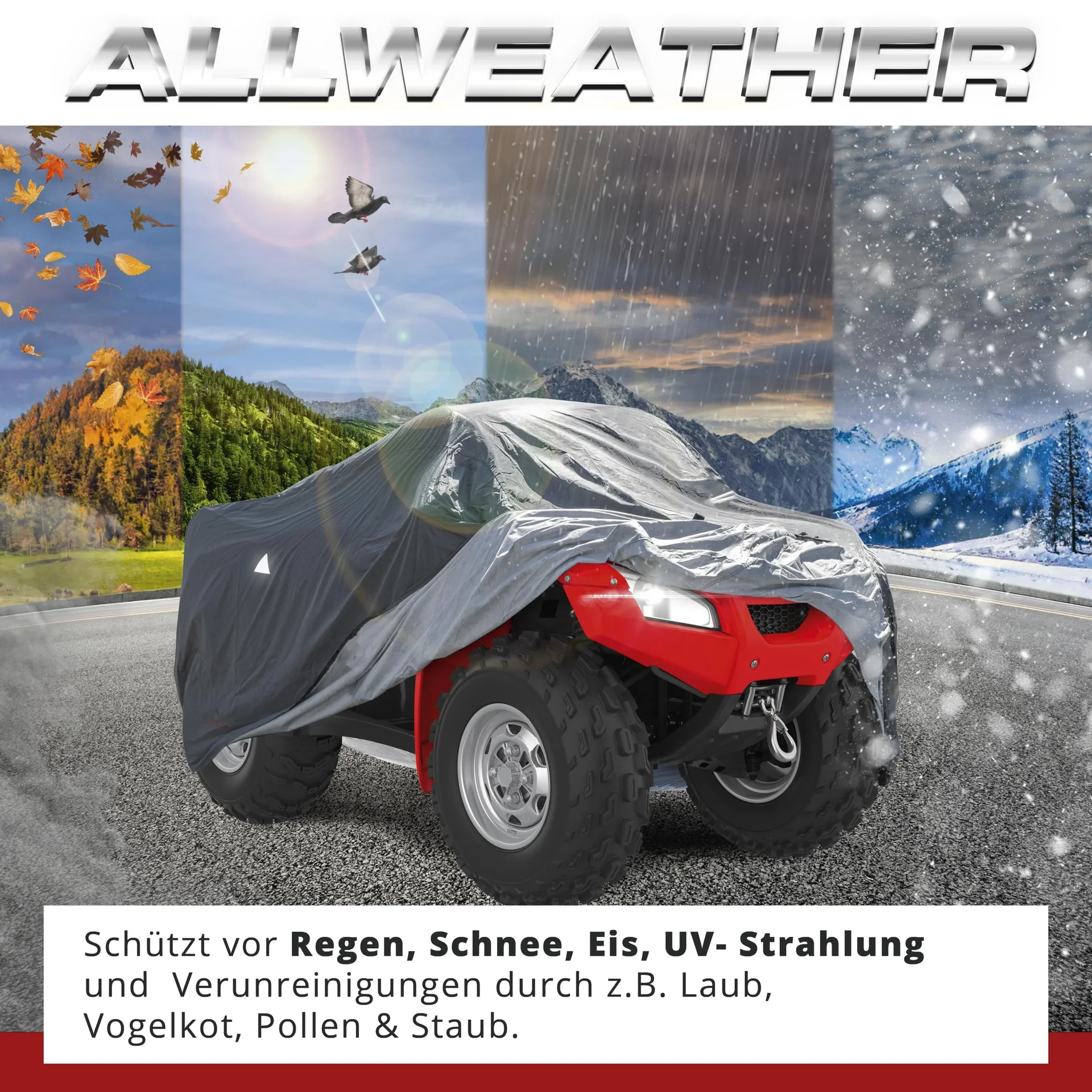Quad Abdeckplane All Weather Plus, Abdeckung für Geländefahrzeuge Größe S - 5