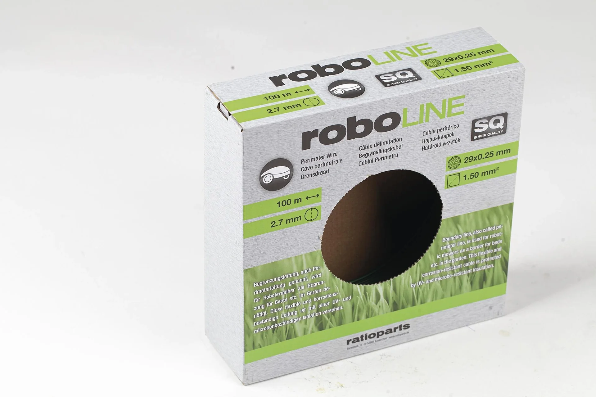 Begrenzungsleitung für Mähroboter, 100 m, 1,5 mm² - 3