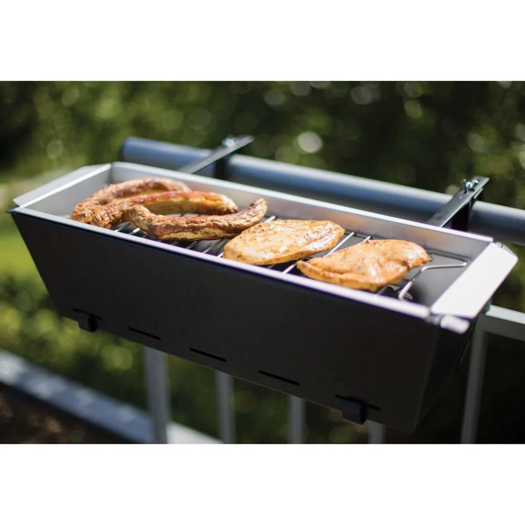 Esschert Design-Balkongrill schwarz BL096 - 3