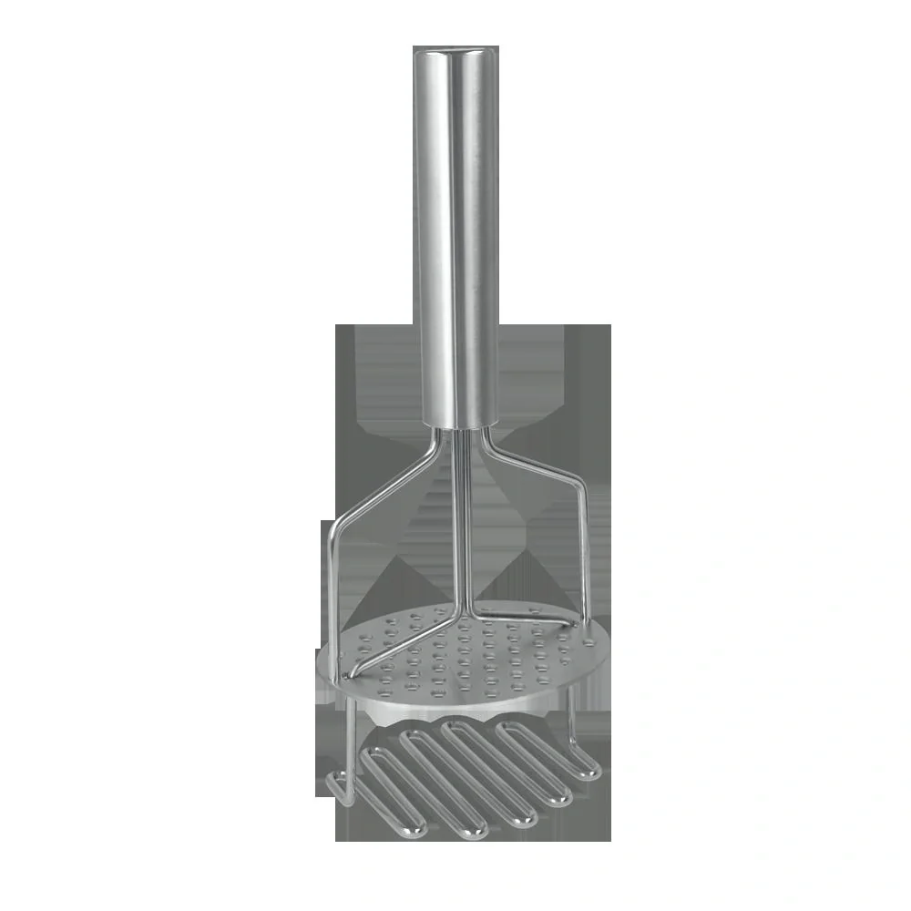 Kartoffelstampfer doppelt "Imperial" mit Feder und Lochplatte, Edelstahl - 1