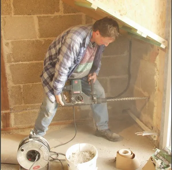 Metall Kabeltrommel mit 40m Gummischlauchleitung - 2