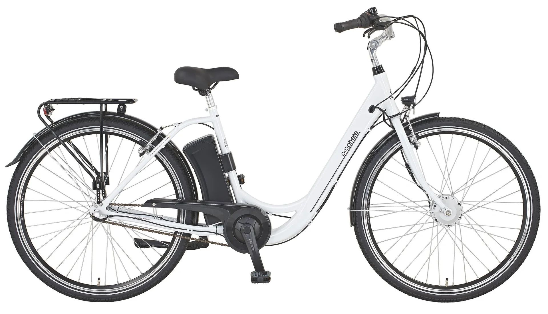 Damen City E-Bike, 28 Zoll, Rahmenhöhe 48 cm, 3 Gang Nabenschaltung, kreide,GENIESSER 21.ESC.30 - 5