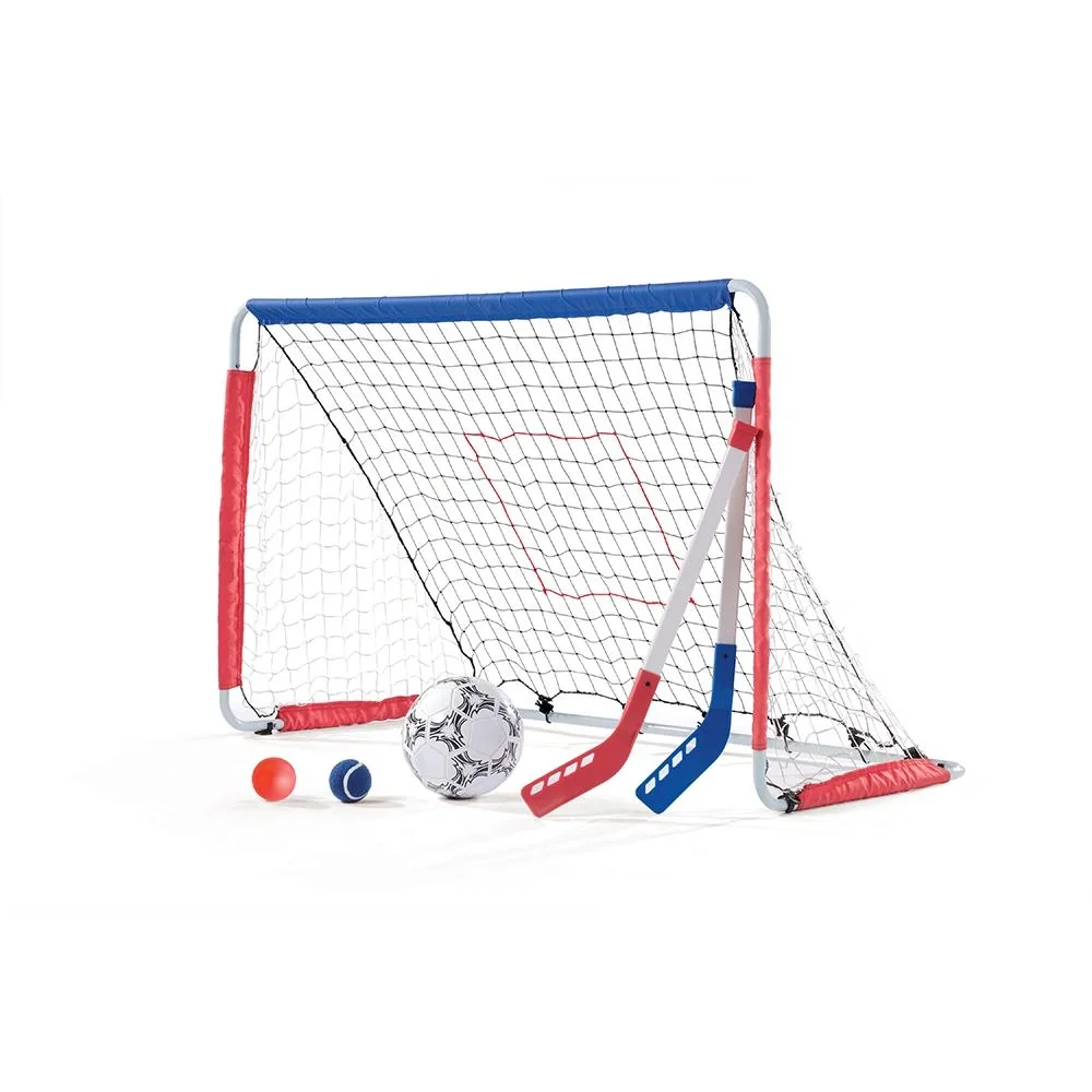 Rückschlag Fussball Tor & Pitch Zurück - 4