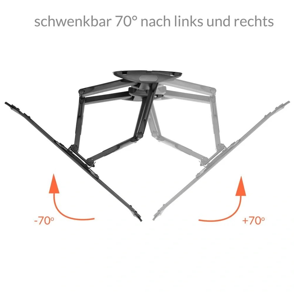 TV-Wandhalterung 55 Zoll Schwarz - 7