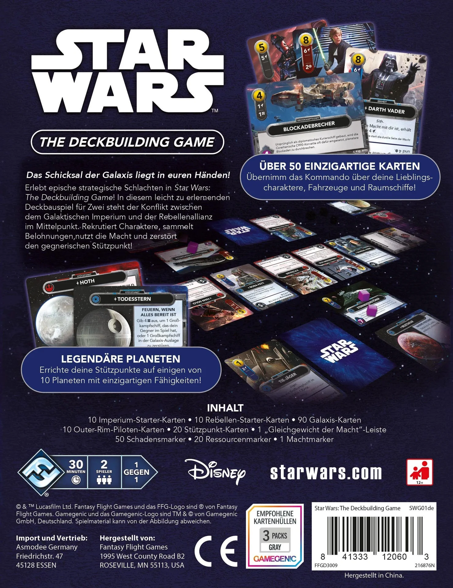 Gesellschaftsspiel Star Wars: The Deckbuilding Game - 3