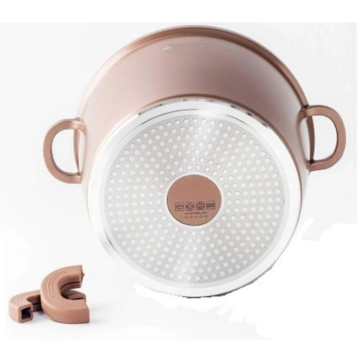 Platin Schmorpfanne - Antihaft - 24cm - Kupfer - 4