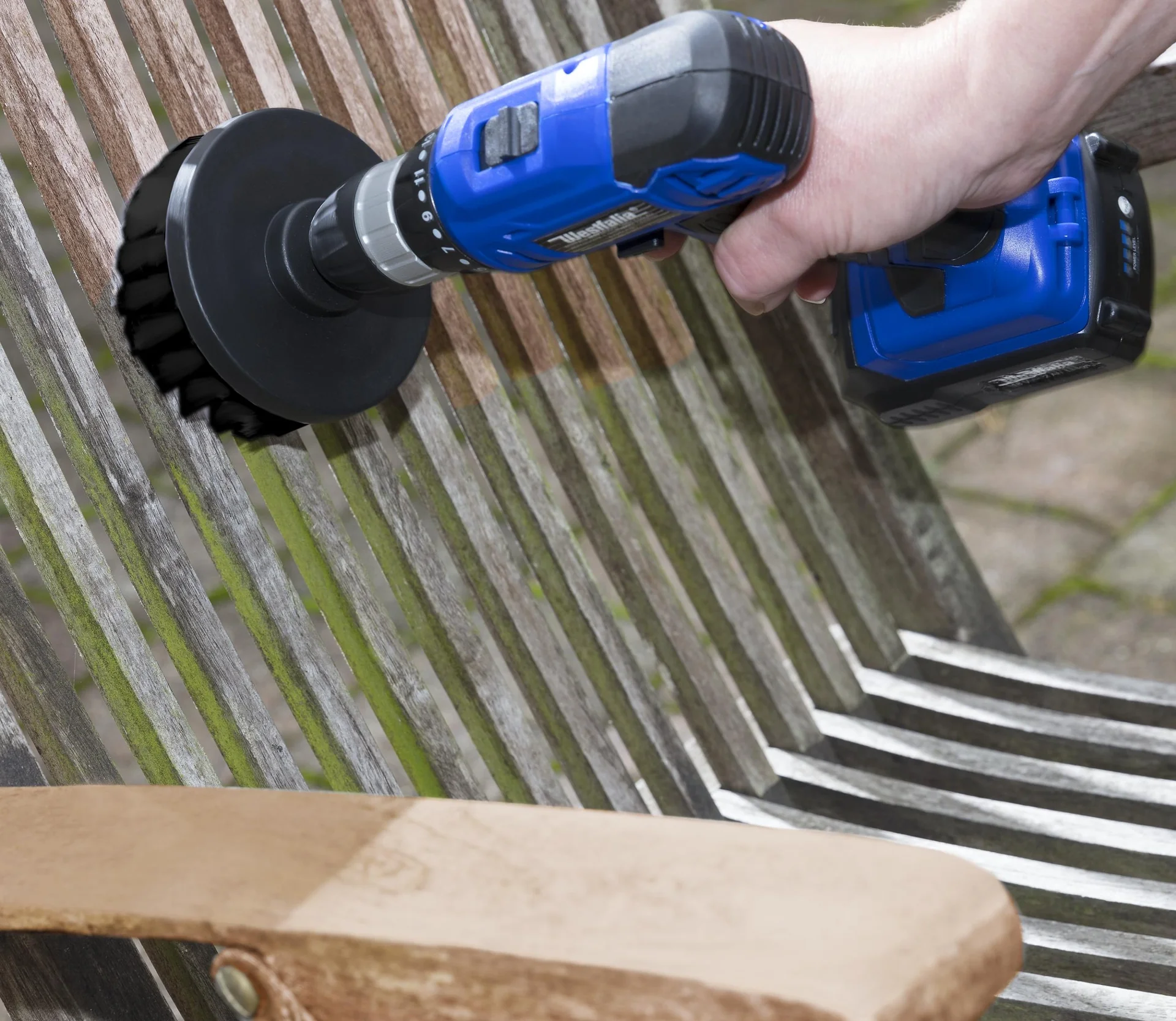 Reinigungsbürsten-Set für Akkuschrauber 3-teilig - 10