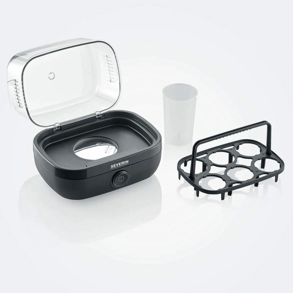 Eierkocher für 6 Eier - 420 Watt - Schwarz - 5