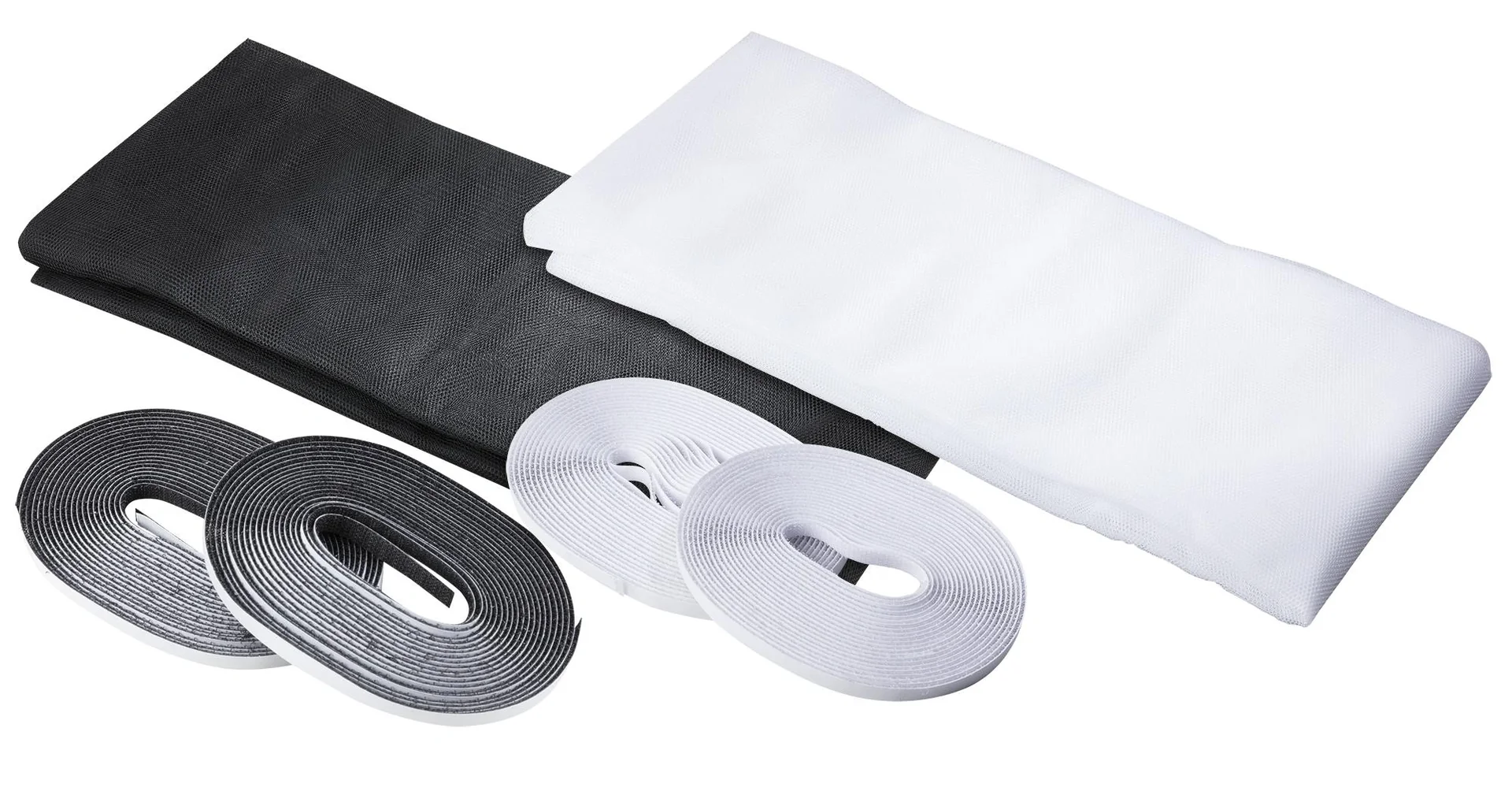 Fliegengitter 130 x 150 cm, weiß, 2 Stück - 3