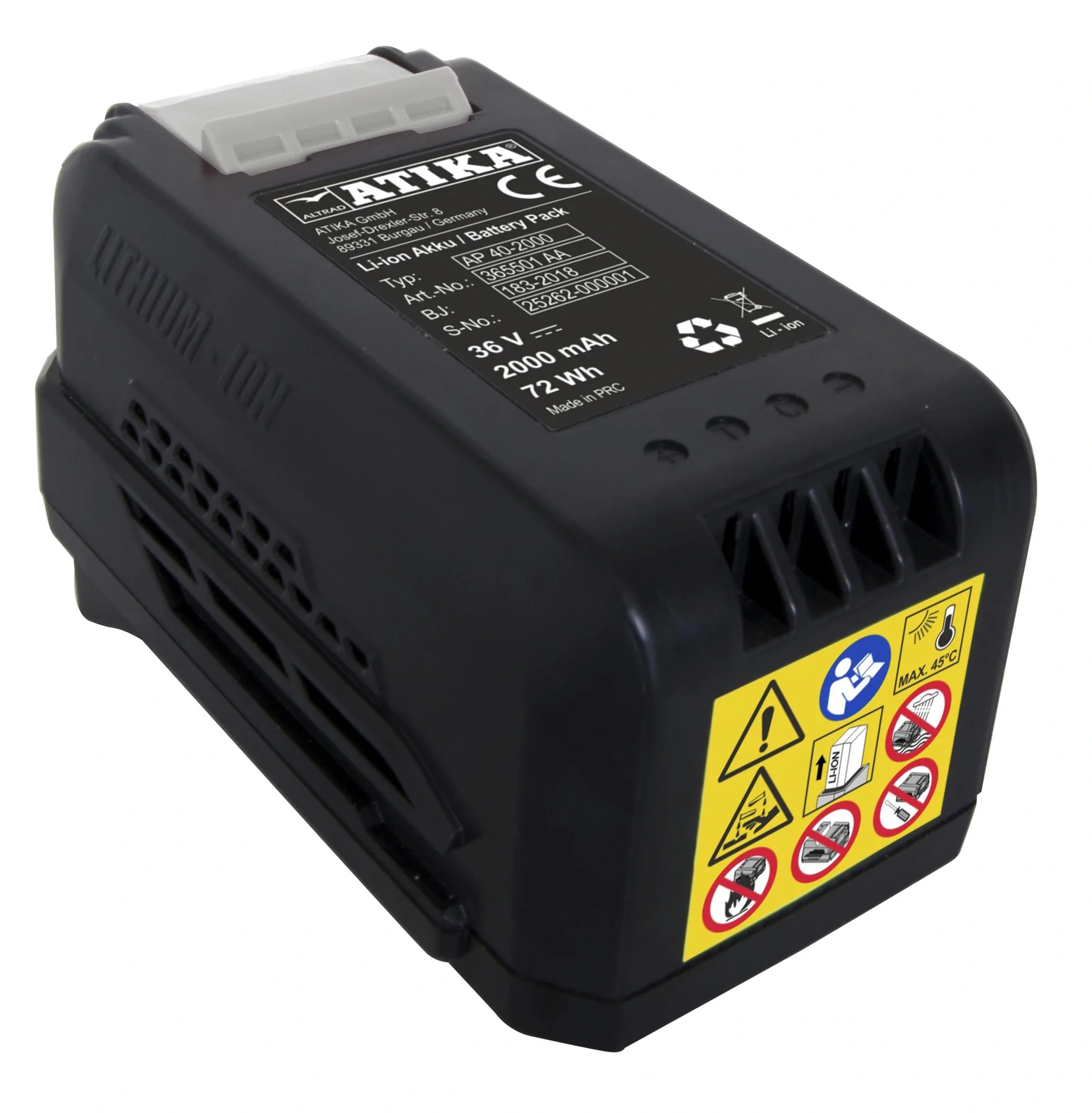 Lithium-Ionen Akku „AP 40-2000“ - 3