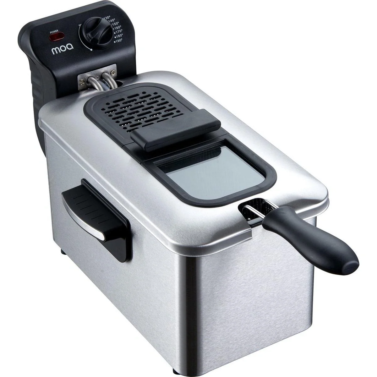 Fritteuse - Fritteuse - 3 Liter - 2000 Watt - Silber - 5