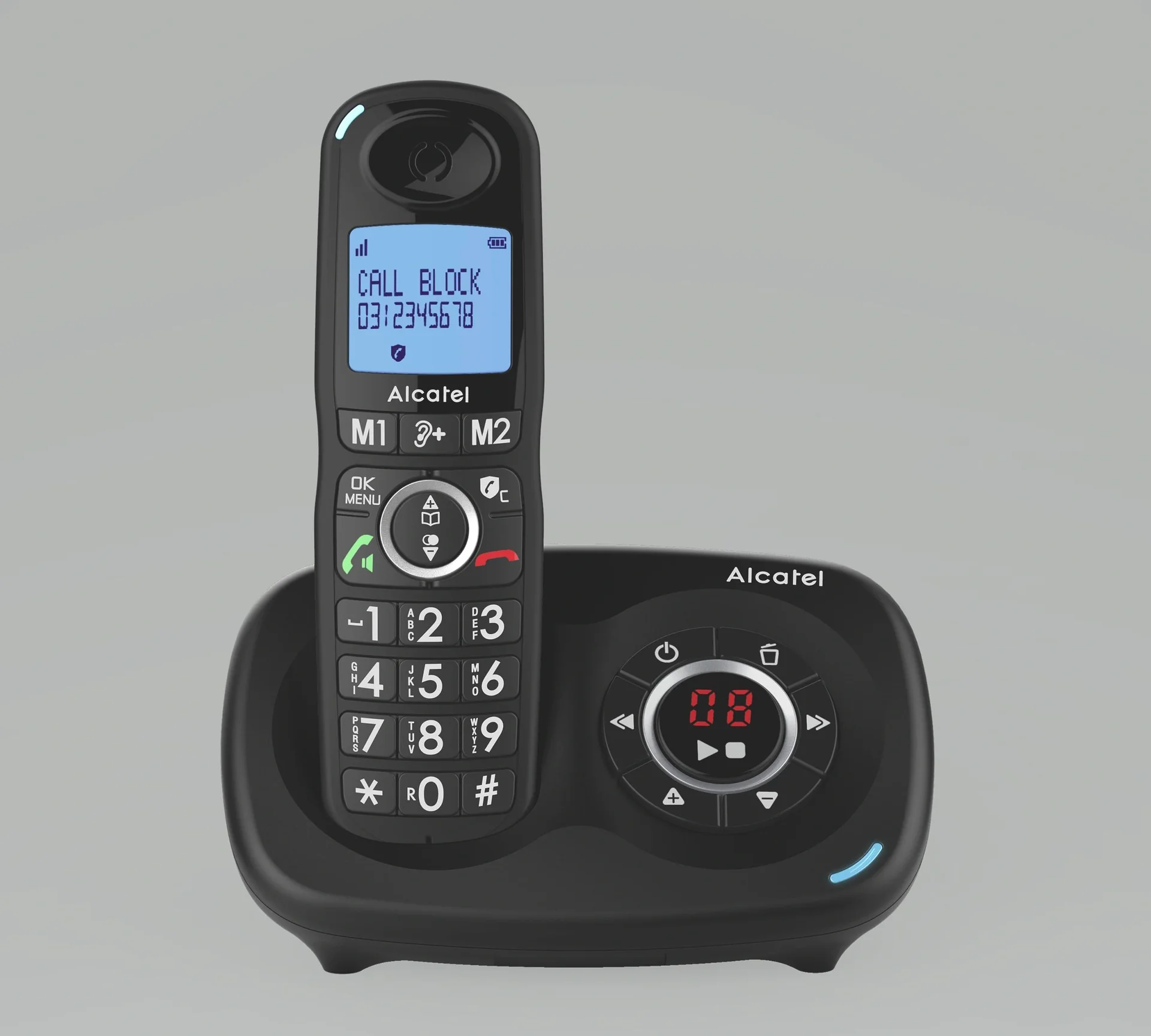 Komfort-Telefon Alcatel XL595B Single Voice mit Call-Block-Funktion, schnurlos - 4