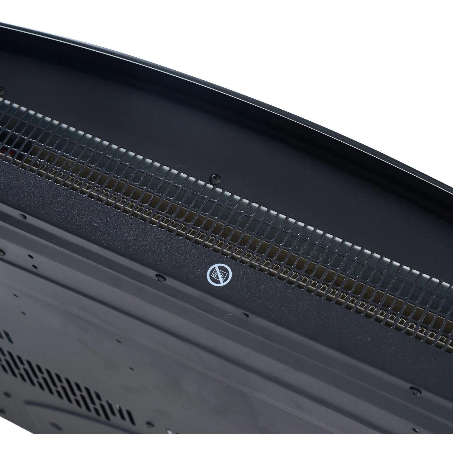 Elektrokamin Wandkamin 1800 Watt LED Fernbedienung Schwarz - 7