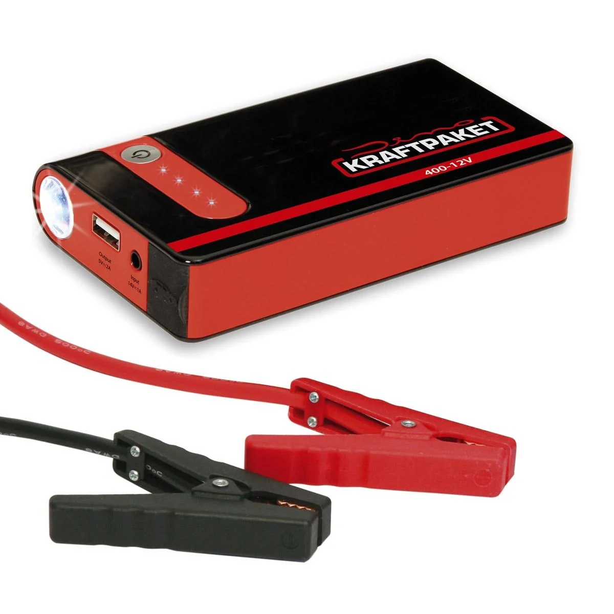 Starthilfe 12 Volt - 9.000 mAh - 400 A - 10