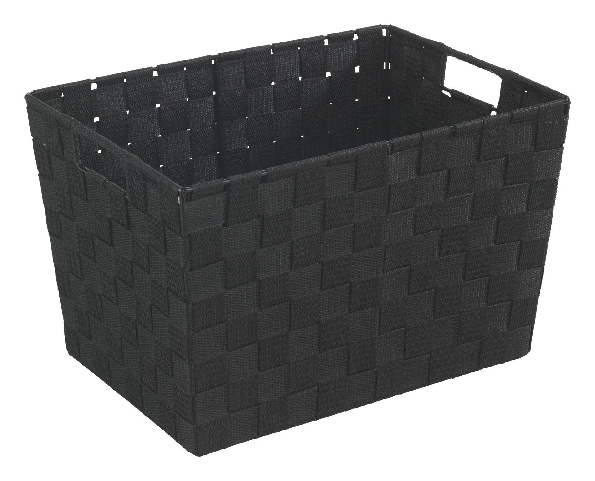 Aufbewahrungskorb ADRIA im 2er Set, schwarz, Gr. M/ B 35 x H 20 x T 25 cm - 2