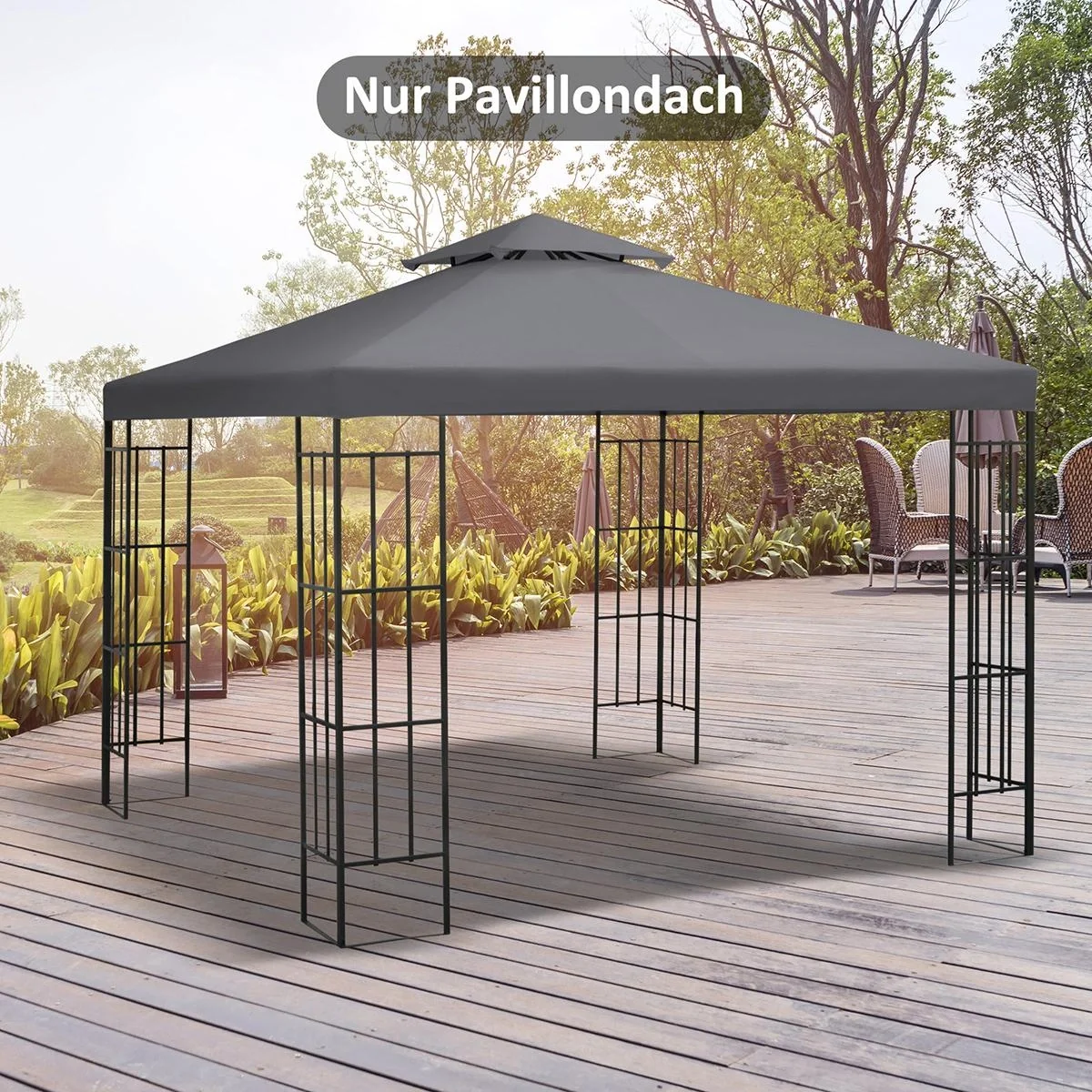 Ersatzdach Pavillondach für Metall - 4