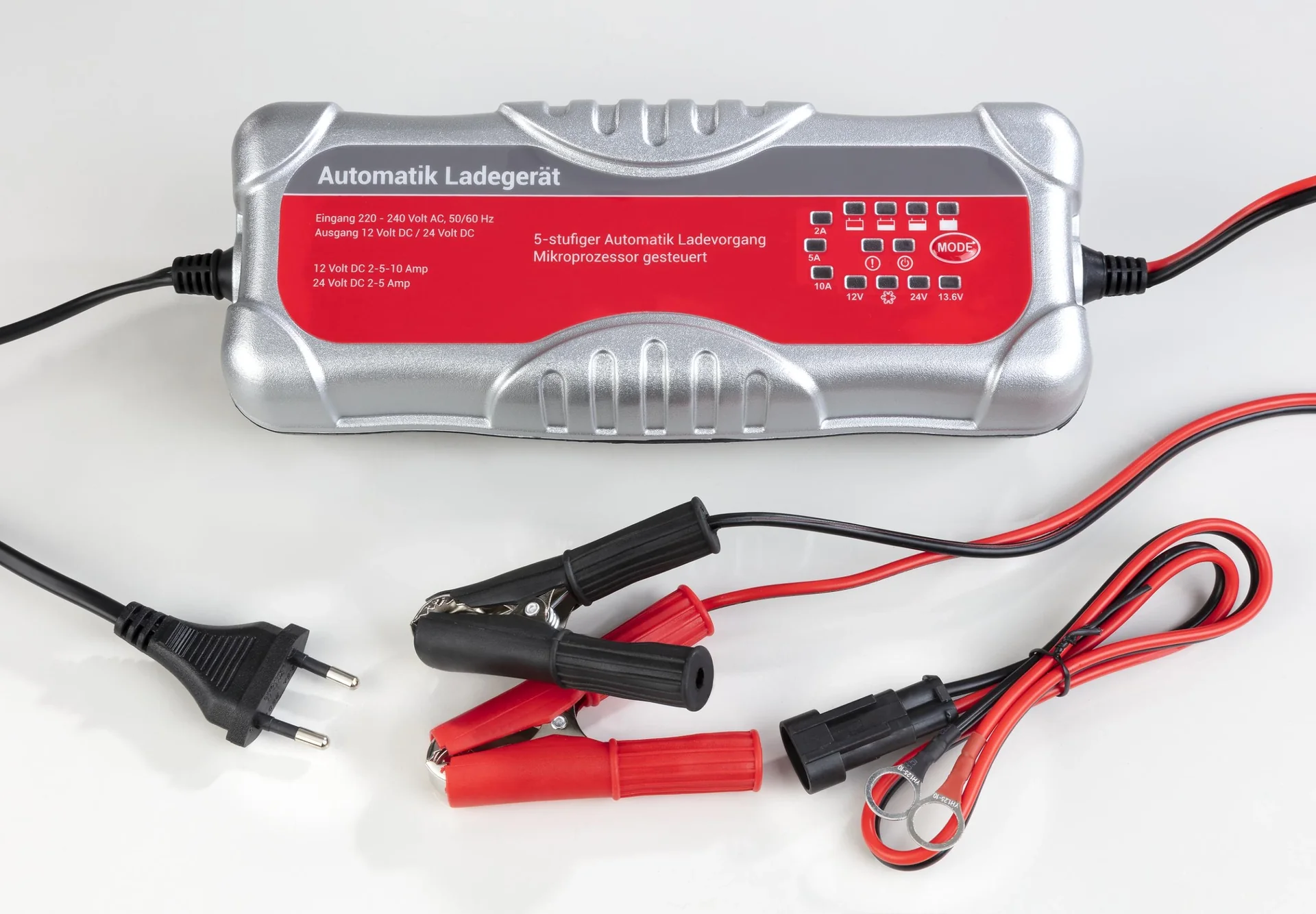 Mikroprozessor-Batterieladegerät Smart - 12 / 24 Volt - 4