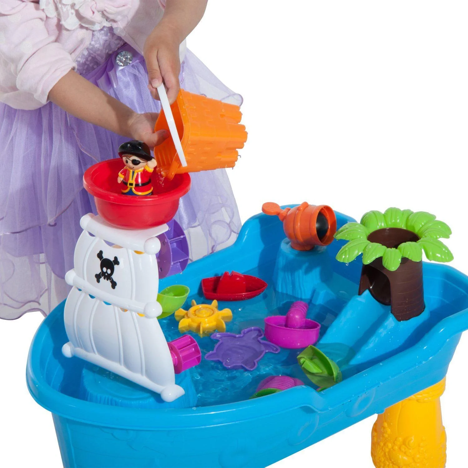 Wasserspieltisch Kinder Spieltisch mit Zubehör - 9