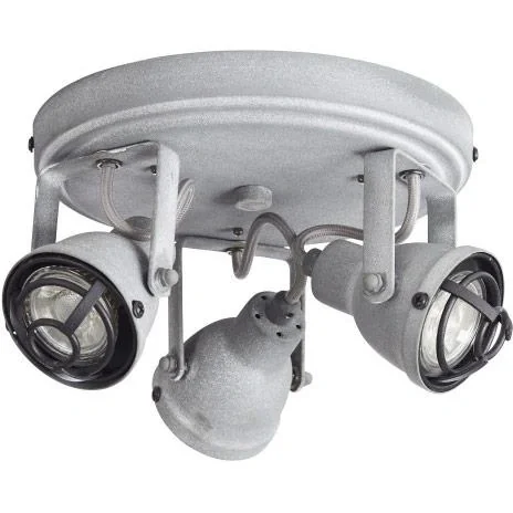 Deckenleuchte Bente 3-lichts industriell beton gris inkl. 3 x 4W LED Ø 21,5 cm - 4