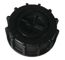 Überwurfmutter, komplett, 2'', Schwarz - 1