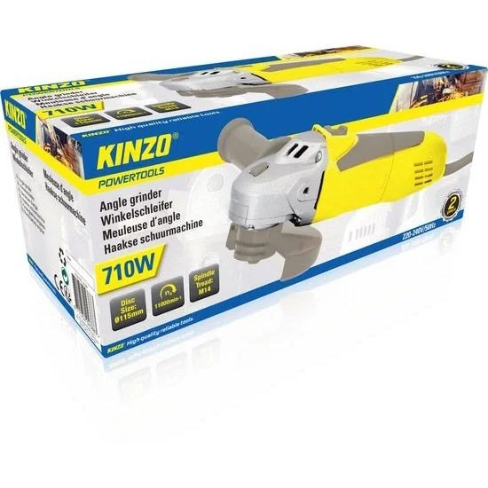 Winkelschleifer -710 Watt - Scheibendurchmesser 115 cm - 2