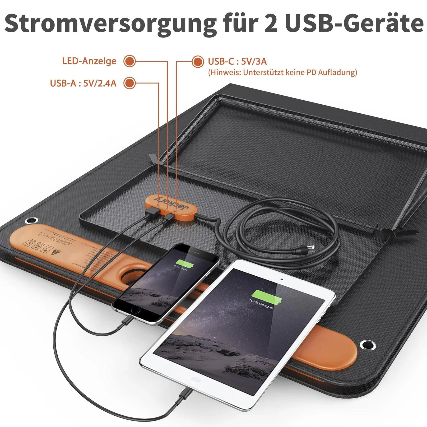 Faltbares Solarpanel SolarSaga 100 - 8