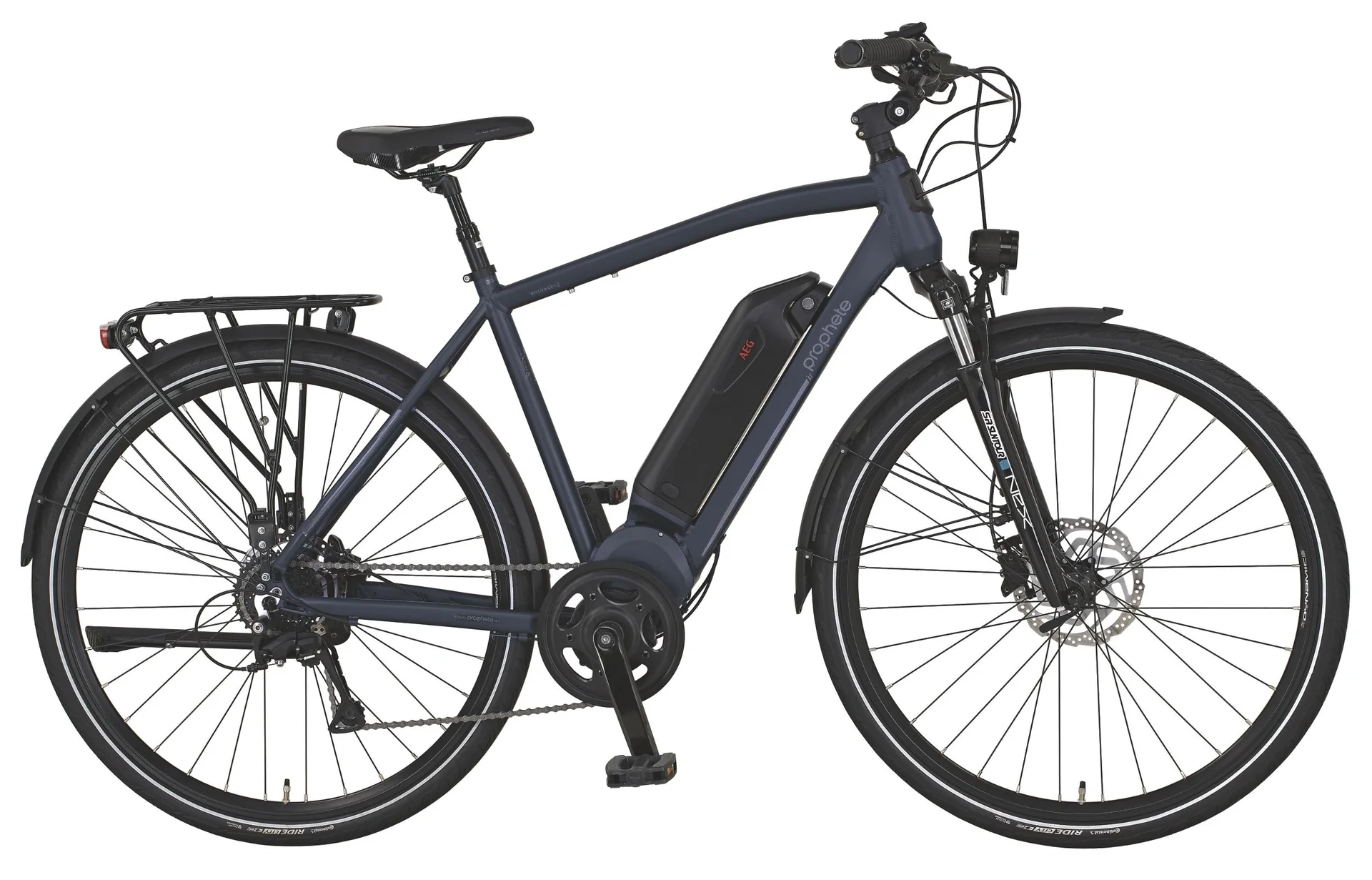 ENTDECKER 23.EMT.10 Trekking E-Bike 28" AEG EcoDrive Herren Diamant 28": Rahmengröße 52cm - 6