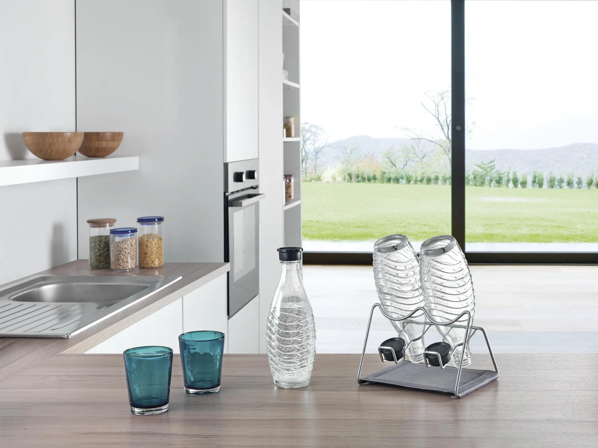 Abtropfgestell Sodatex 2 für 2 Flaschen - 11