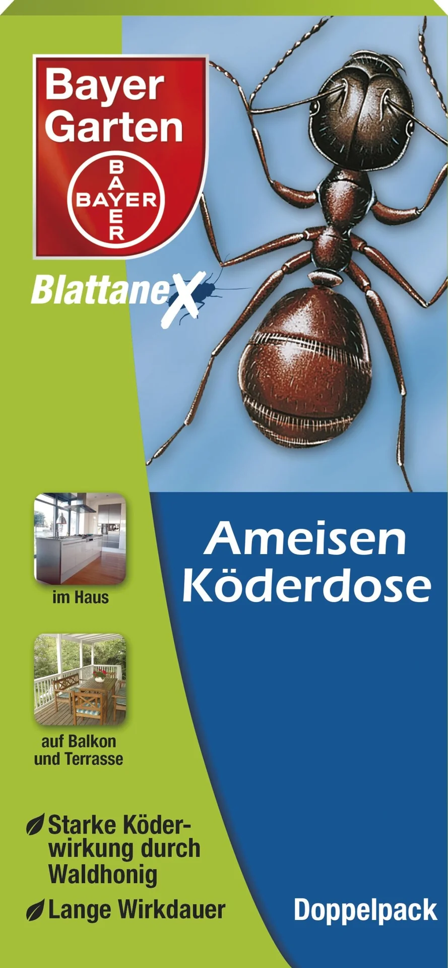 Ameisen Köderdose 2er Pack - für die effektive Schädlingsbekämpfung - 2