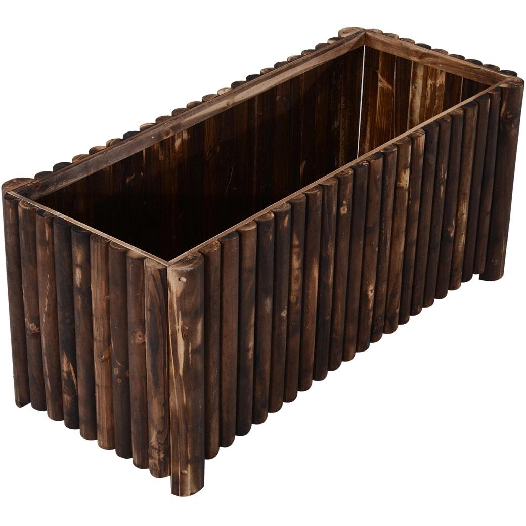 Hochbeet L120 x W50 x H50cm Pflanzkasten Gemüsebeet Holz - 1