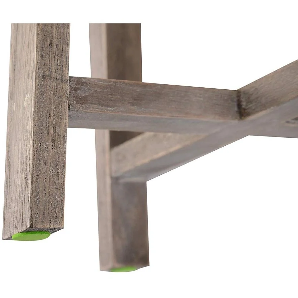 Tischlampe Nachttischlampe Stehlampe Stoffschirm Minimalistisch Büro Holz grau 40 W Skandinavisch 33 x 33 x 68,5 cm - 7