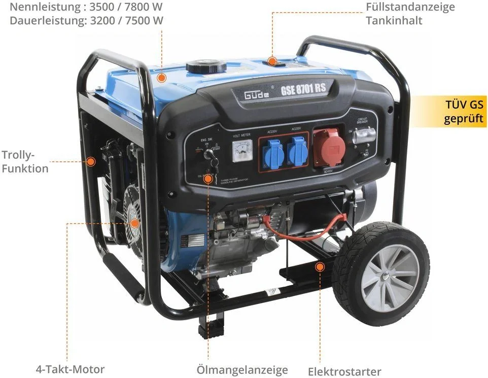 Stromerzeuger GSE 8701 RS - 7