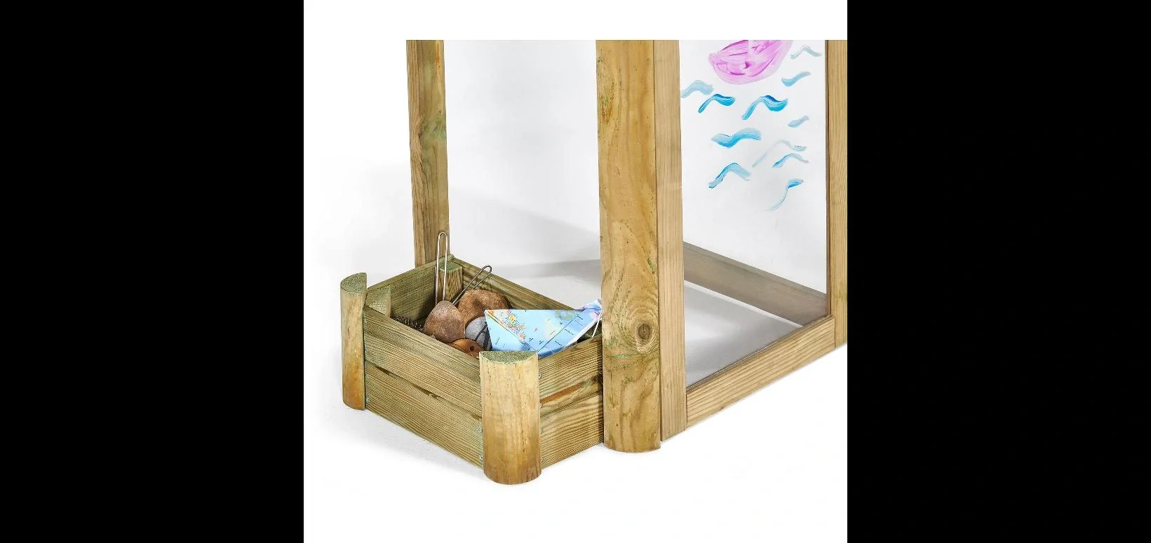 Discovery Wasserspiel Forest , Outdoor-Wasserspiel für Kinder aus Holz, Malscheibe, natur - 13