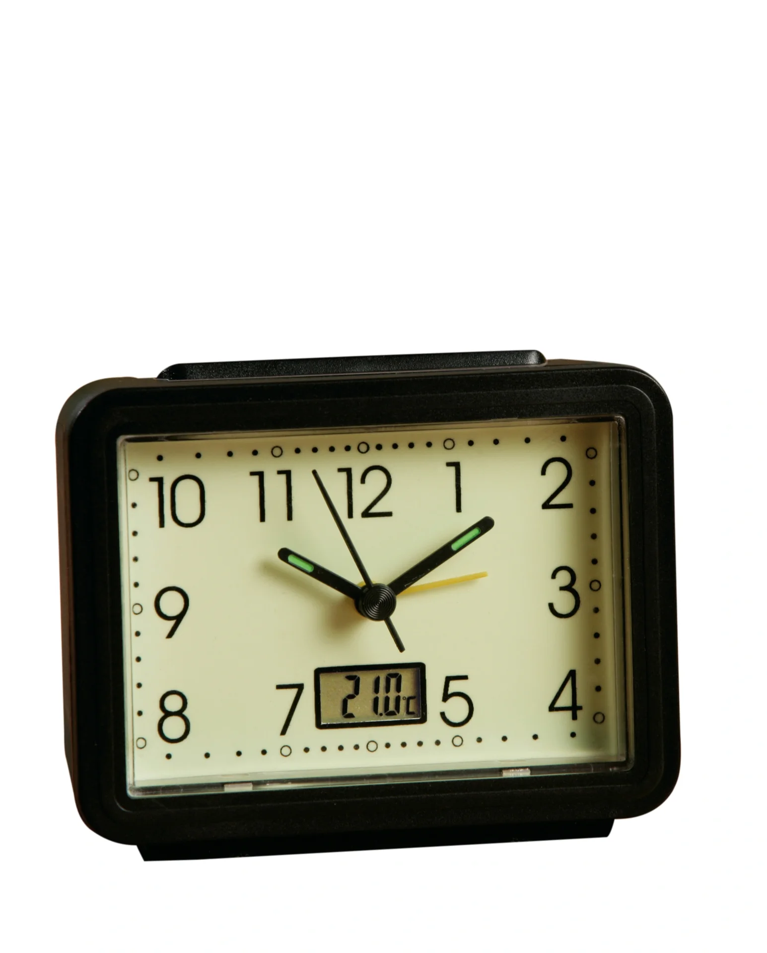 Wecker leuchtend, mit Temperaturanzeige, rechteckig - 4