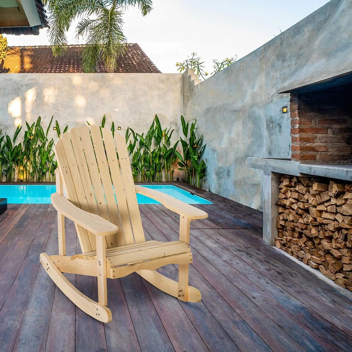 Gartenschaukelsitz - Kiefer - 74 x 97 x 92 cm - 5