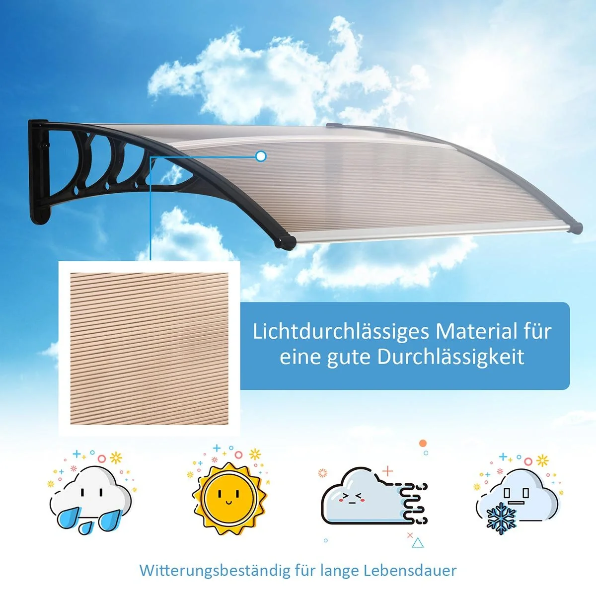 Haustürvordach - 1