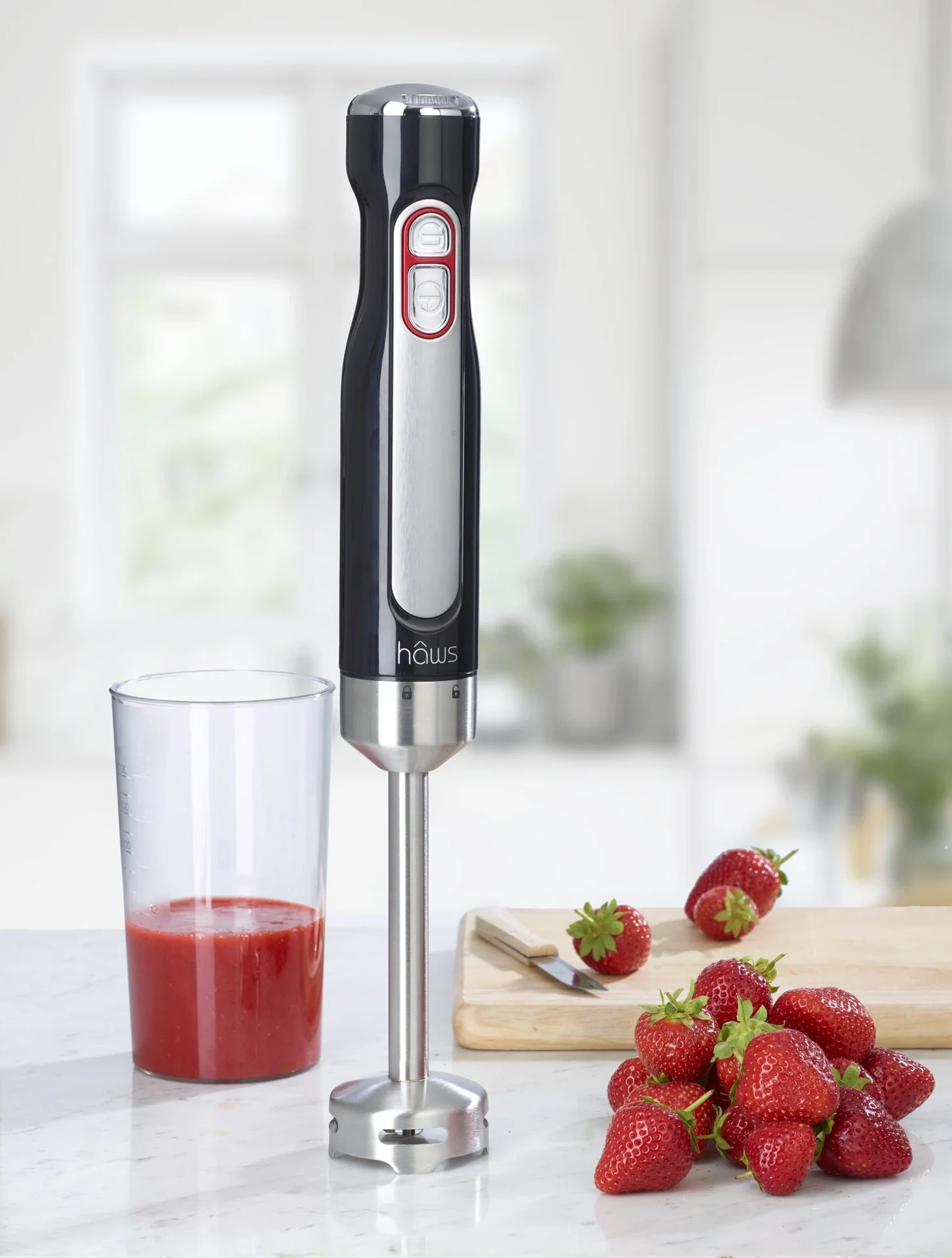 Akku Stabmixer mit Halter, 700 ml Pürierbecher und Halter - 7