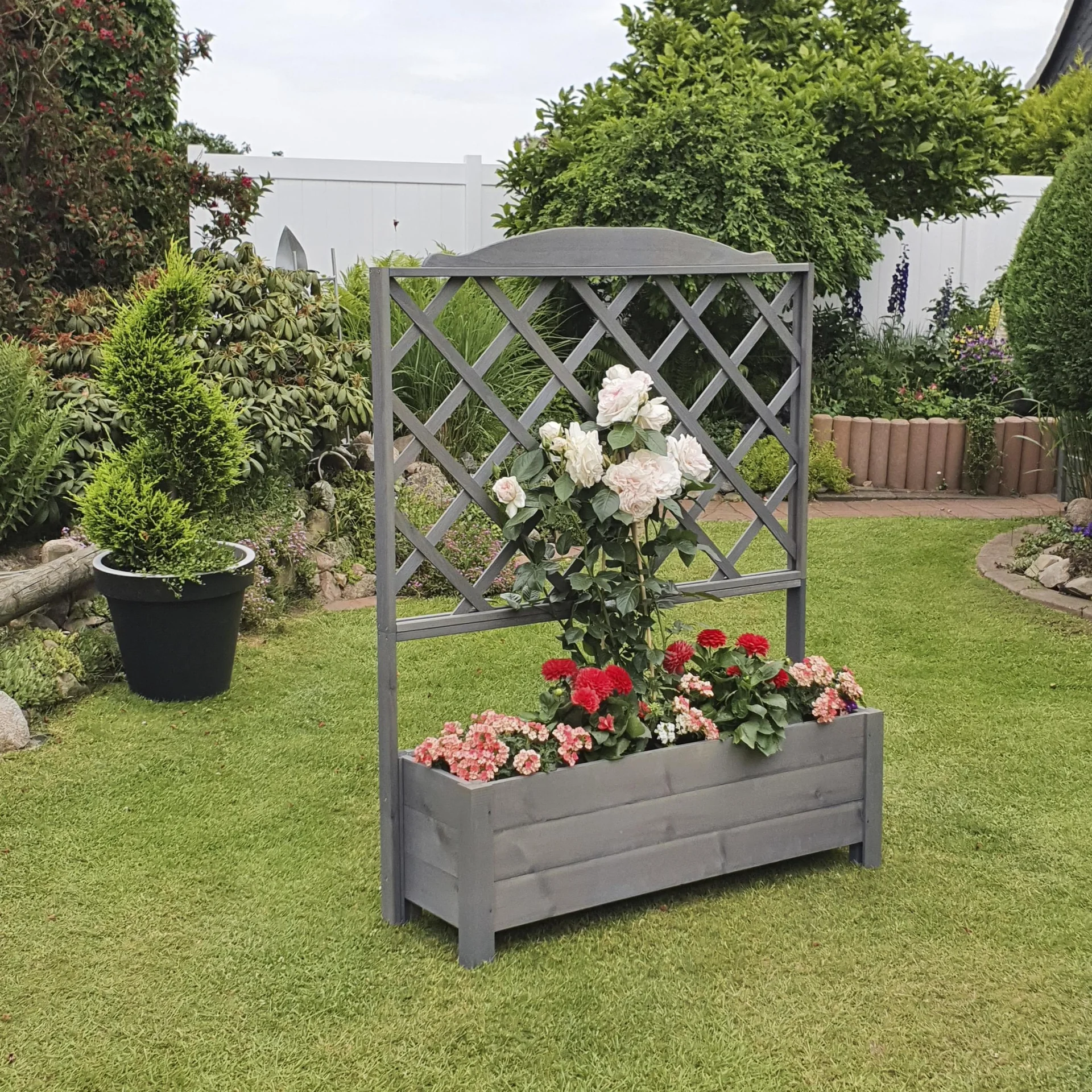 Rankkasten Botanica 110 x 140 cm, grau - 3