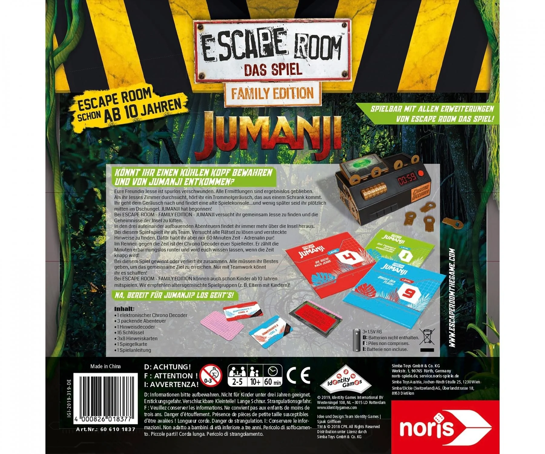 Gesellschaftsspiel "Escape Room" - Jumanji - 6