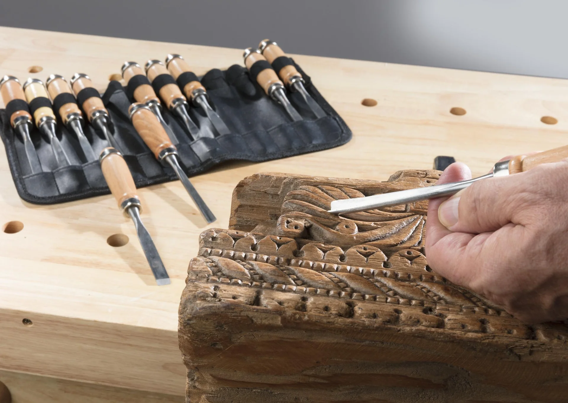 Schnitzgarnitur 12-teilig - 1