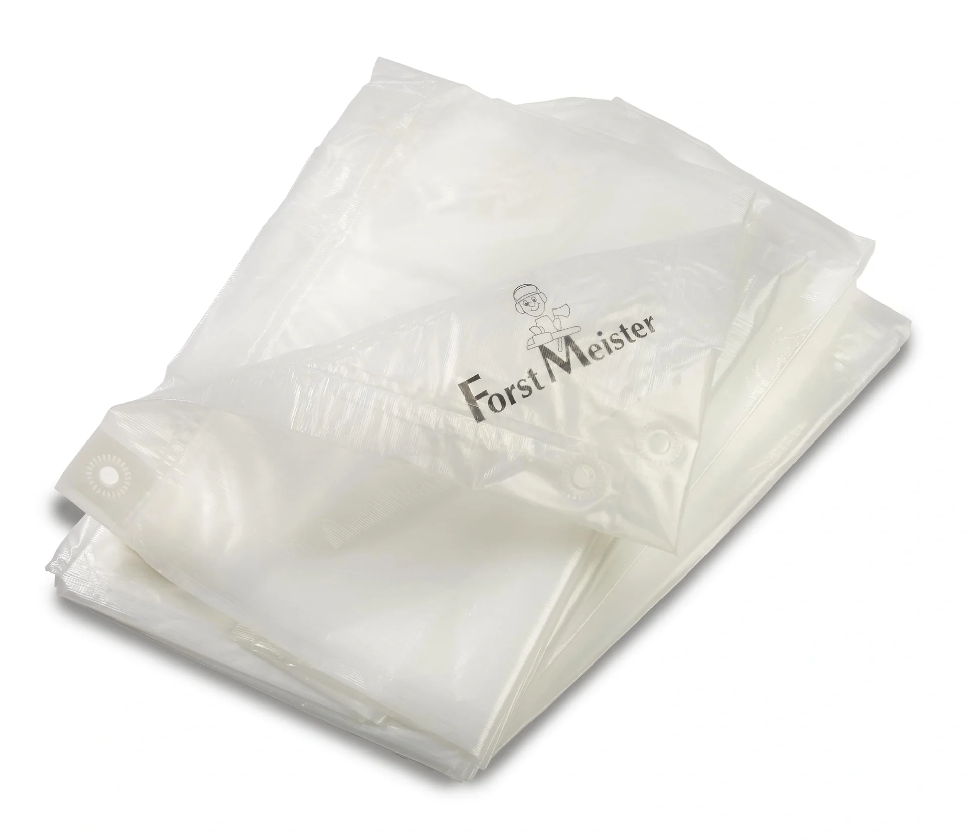 Abdeckplane, transparent, stark 90 g/m², 4 x 6 m - 2