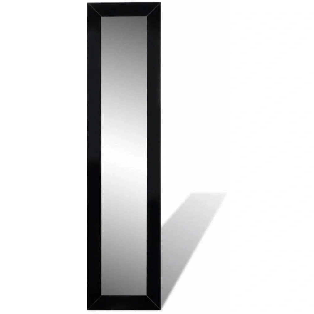 Freistehender Spiegel schwarz - 3