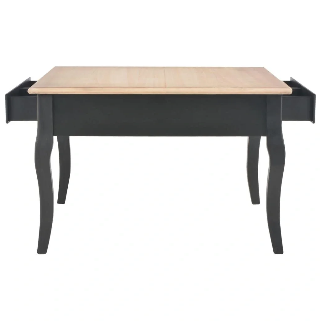 Couchtisch 80x80x50 cm Holz schwarz - 4