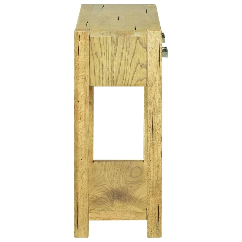 Wandtisch 83x30x73 cm Eiche rustikal - 4