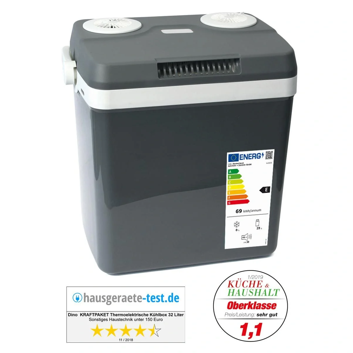 Thermoelektrische Kühlbox 25 Liter - 12V / 230 Volt - 2